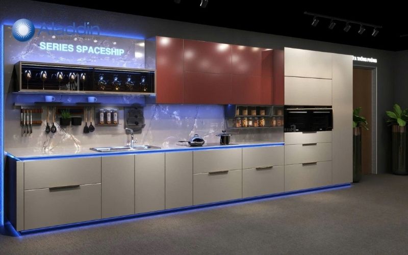 Không gian nhà bếp theo phong cách gia chủ