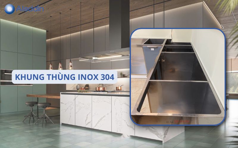 Khung thùng inox 304