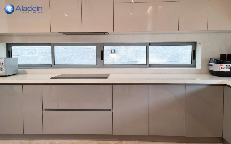 Không gian phòng bếp tiện nghi, bền vững