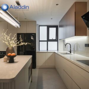 Tủ bếp song song